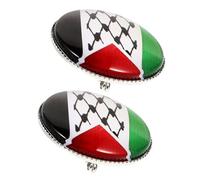 IMIKEYA Broches Palestine en Alliage de Zinc 2pcs, Accessoire Décoratif et Commémoratif pour Vêtements et Paquet, Design Unique et Esthétique pour Homme, Style Fashion