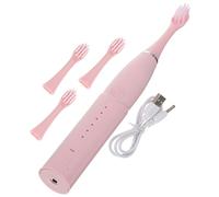 IMIKEYA Brosse à Dents Électrique pour Garçon et Filles Rechargeable Portable et Étanche Tête Douce en ABS et Microfibre pour Usage Domestique et Apprentissage du Brossage