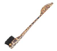 IMIKEYA Brosse à Sourcils Double Embout Imprimé Léopard Peigne pour Sourcils et Brosse Cosmétique Multifonction Outil de Maquillage Portable pour Mise et Coiffage Accessoire Beauté