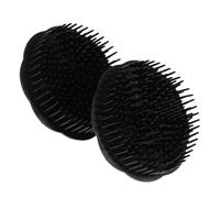 IMIKEYA Brosse de Cuir Chevelu en Plastique Souple 2pcs pour Massage Profond et Nettoyage Multi-usage des Cheveux Fins et Pellicules