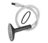 IMIKEYA Buse de Rechange pour Défroisseur avec Tête de Brosse Nettoyante Flexible D’Air pour Défroisseur Accessoire Compact pour Soin des Vêtements et Élimination des Plis