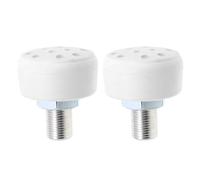 IMIKEYA Butées de Frein Tête de Frein Réglable pour en Caoutchouc Blanc Lot de de Freinage pour Patins à roulettes Quad Adaptées pour Usage Intérieur et Extérieur