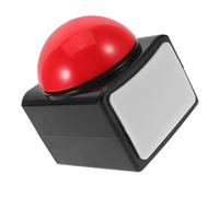 IMIKEYA Buzzer de Réponse Multifonction en Plastique avec Effets Sonores pour Fêtes et Compétitions, Bouton Sonore Amusant Alimenté par 2 Piles Aa