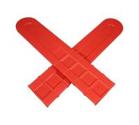 IMIKEYA Cache Guide tronçonneuse 2 pièces 20.08in en PE Protège pièces Universel pour Barre de tronçonneuse Utilisation en Jardin et Stockage