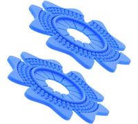 IMIKEYA Cache-Trous D'essuie-Glace Universels Bleu PVC Protection Voiture | Installation Facile, Design Élégant, Protège L’orifice, Améliore L’aspect du Véhicule, Pièce de Rechange