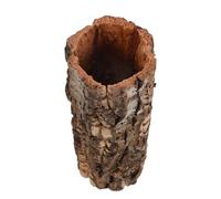 IMIKEYA Cachette en Bois pour Reptiles Surface Écorce Réaliste, Entretien Simple, Compatible Multispecies, Décor Terrarium Forêt Tropicale pour Tortue et Lézard