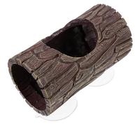 IMIKEYA Cachette Réaliste et d'arbre Reptiles Marron Tronc pour Résine en Compact Offrant Un Environnement pour Aquarium Terrarium pour Crabes et Poissons