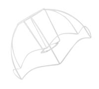 IMIKEYA Cadre D'abat-jour en Fer 13x25x9 Cm pour Lampes de Table Diy, Support Robuste Multifonction Compatible E27, Accessoire D’éclairage Intérieur Moderne et Stable