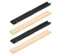 IMIKEYA Cadre de Ventilateur Pliable en Bambou Naturel 4pcs, Matériel Léger Soi-même pour Projets DIY et Festivals, Style Traditionnel Artisanal