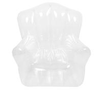 IMIKEYA Canapé Gonflable Transparent Portable PVC Fauteuil Gonflable Clair pour Balcon et Camping Chaise Air Inflatable Pratique et Légère pour Pique- et Piscine