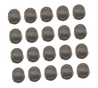 IMIKEYA Capuchon De Stylet Fibre Conductrice Haute Sensibilité 5mm Et 6mm, Pointe De Remplacement pour Crayon Capacitif, Protection D'écran Silencieuse pour Utilisateurs D'écrans Argenté