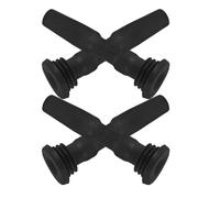 IMIKEYA Capuchons en Caoutchouc Améliore L'efficacité 4pcs, Compatible Bobine D'allumage Couleur Noire pour Bougies D'allumage de Voiture pour Utilisation Automobile