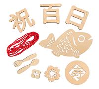 IMIKEYA Cartes Marquantes Pour Bébé En Bois Compact Léger Accessoire Photo Commémoratif Croissance -né 100 Jours Décoration Séance Photo Bébé Présent Famille