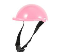 IMIKEYA Casque Décoratif pour Chien Rose en Abs Léger et Confortable, Chapeau Simple et Généreux Adapté aux Accessoires pour Chiens et Chiots