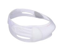 IMIKEYA Ceinture de Levage V pour Visage en Tissu Blanc, Sangle Lavable Anti-relâchement des Joues Lecture Ménage