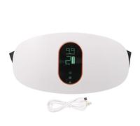 IMIKEYA Ceinture de Massage Abdominal Multifonction en ABS Masseur Vibrant Électrique Portable pour Ventre Appareil de Massage du Ventre à Domicile Modes Réglables Outil Pratique pour