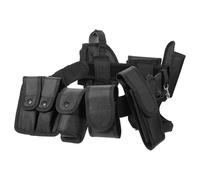 IMIKEYA Ceinture Poche Multifonction Tissu Oxford Utilitaire en Noir Abs, Ceinture Portable Confortable pour Entraînement Militaire et Chasse en Extérieur