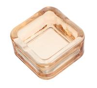 IMIKEYA Cendrier Verre Transparent pour Usage Intérieur et Extérieur Cendrier Décoratif Moderne pour Bureau et Maison Accessoire Chic pour Voiture et Patio Design Élégant et Durable