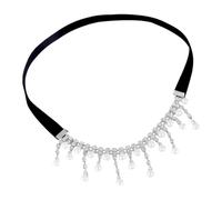 IMIKEYA Chaîne de Bijoux de Cuisse en Métal pour Femme Perles Simulées et Cristaux, Élégante et Décorative, pour Sublimer les Jambes Épaisses