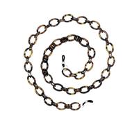 IMIKEYA Chaine pour Lunettes comme Cordon Porte-masque ou Chaîne de Lunettes en Acrylique Marron Femme Chic Élégante et Anti-perte
