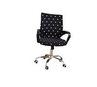 IMIKEYA Chaise De Bureau Tournante Ergonomique avec Couvre Siège - Confortable Et Ajustable pour Bureau à Domicile Et Travail - Design Moderne Et Élégant