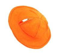 IMIKEYA Chapeau de Lapin en Feutre Orange pour Petits Animaux de Compagnie, Accessoire Confortable et Créatif pour Fêtes de Noël et Occasions Festives