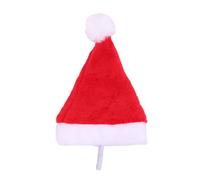 IMIKEYA Chapeau de Noël pour Animaux de Compagnie 4pcs en Peluche Rouge, Costume Adorable et Design Lumineux pour Fêtes et Occasions Diverses