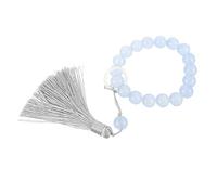 IMIKEYA Chapelet de Prière en Verre Bracelet Exquis Décoration de Chapelet Portable Perles de Bénédiction Élégantes pour Femmes Accessoire Spirituel Prières et