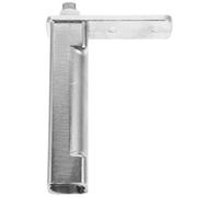 IMIKEYA Charnière de Congélateur pour Porte de Réfrigérateur en Acier Inoxydable Ajustable et Facile à Entretenir Argenté, Accessoire Pratique pour Porte Freezer