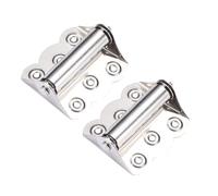 IMIKEYA Charnières à Ressort Double Action 2 Pièces en Acier Inoxydable Résistance Élevée pour Porte et Fenêtre Adaptées pour Maison et Salle de Bain