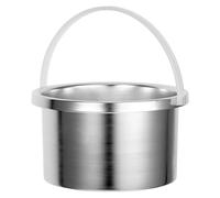 IMIKEYA Chauffe-cire en Métal 500 Ml Cuve Intérieure en Aluminium Récipient pour Fonte de Cire Épilation Pot à Cire Fondue Professionnel Accessoire pour Machine à Chaude