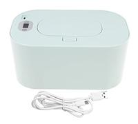 IMIKEYA Chauffe-lingettes USB Portable Bébé Multifonction, Distributeur Hygiénique Vert, Matériau Haute Résistance, pour Maison et Voiture, Contrôle Température Intelligent, Usage Mobile