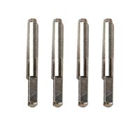IMIKEYA Chevilles à Cordes Lot de 4 Pièces pour Lyre en Acier Inoxydable Argenté, Accessoires Professionnels de Fixation de Cordes pour Harpiste