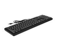 IMIKEYA Clavier Filaire USB Arabe Pavé Numérique Clavier Pleine Taille pour Ordinateur de Bureau et Portable Touches Rapides sans Latence Usage Quotidien Bureau et Gaming