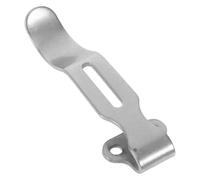 IMIKEYA Clip de Poche en Acier Inoxydable Élégant et Compact, Facile à Fixer et Détacher, pour Activités en Plein Air et Voyages, Distance de Trou de Vis 8,7mm