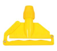 IMIKEYA Clip pour Balai Serpillière en Plastique Jaune Fiable et Stable, Accessoire Détachable pour Tête de Vadrouille, pour Nettoyage Domestique
