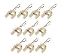 IMIKEYA Clips de Fixation en Fer Prolongateur de Gonflage de Pneus Précis et Étanche Lot de 10 pour Rallonge Valve Pneu pour Entretien Voiture et Camion