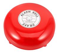 IMIKEYA Cloche Applications Fer Électrique D'alarme en Rouge Incendie 24v et Durabilité Polyvalentes pour Ascenseur Usage Industriel