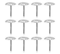 IMIKEYA Clous Décoratifs pour Meubles Canapé Argentés en Fer, 500 Pièces, Forme Ronde Antique, pour Projets DIY et Décoration D'intérieur