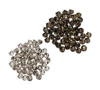 IMIKEYA Clous Ronds Métalliques à Quatre Mâchoires pour Vêtements et Maroquinerie Lot de 200 Rivets Décoratifs Pointes Punk Accessoires de Bricolage pour Paquet et Ceintures