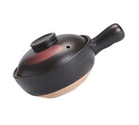 IMIKEYA Cocotte De Cuisine Terre Cuite Avec Poignée Marmite Pour Mijoter Soupes Et Porridge Ustensile De Cuisine Domestique