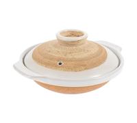 IMIKEYA cocotte en céramique pots en céramique cuiseur à riz donabe casserole en céramique poêle plate poêle à frire antiadhésive marmite de nourriture pot de poulet braisé