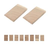 IMIKEYA Coins à fendre le bois Bois khaki 10 pièces pour manches d’outils et haches, verrouillage triangulaire, améliore la performance, entretien d’outils en extérieur