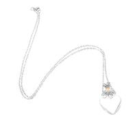 IMIKEYA Collier Fiole De Parfum Forme De Cœur Pendentif Flacon Pour Liquide Bijoux Uniques Pour Femme