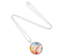 IMIKEYA Collier Palette De Peinture Avec Pendentif Pinceau Bijou Pour Femme Accessoire Pour Professeur Art