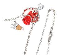 IMIKEYA Collier Pendentif Flacon Parfum Cœur pour Femme Bling Élégant à Suspendre Accessoire Mode pour Mariages et Occasions Spéciales