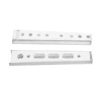IMIKEYA Connecteur Joint pour Canapé Sectionnel en Plastique et Fer Argenté, Installation Rapide, Lot de 2 Pièces pour Assemblage Modulaire et Agencement Maison