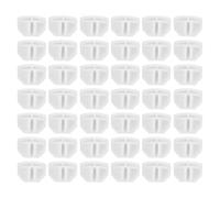 IMIKEYA Connecteurs Cubiques À Fils 50 Pièces Plastique Blanc Pour Étagères Modulaires Assemblage Facile Pour Placard Et Rangement Cuisine