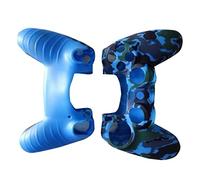 IMIKEYA Coque Silicone Bleue Camouflage Pour Manette Protection Intégrale Antidérapante Et Résistante Aux Rayures Housse Souple Et Lavable Pour Accessoires De Contrôleur Gaming