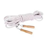 IMIKEYA Corde à Sauter Fitness Multipersonnes 7 Mètres pour 5-7 Utilisateurs, Corde D’exercice en Bois et Nylon, pour Entraînement Collectif et Éducation Physique